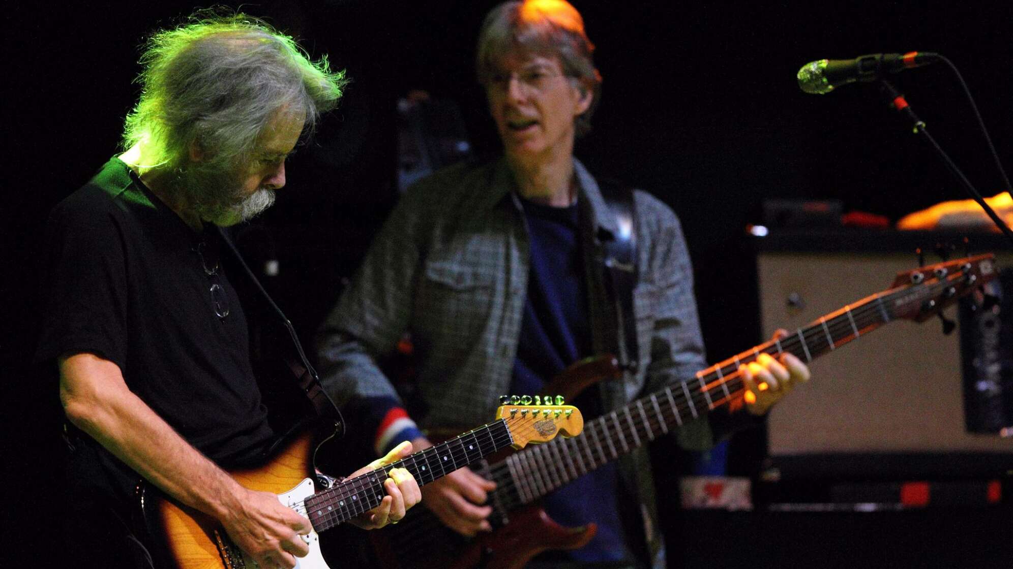 Bob Weir (links) und Phil Lesh (rechts)