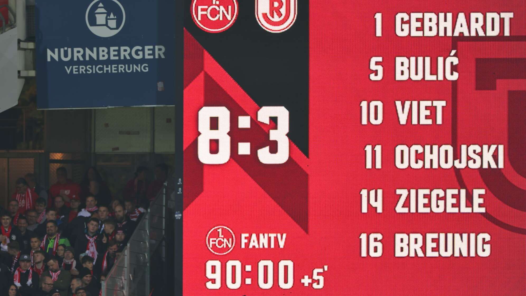 1. FC Nürnberg - Jahn Regensburg