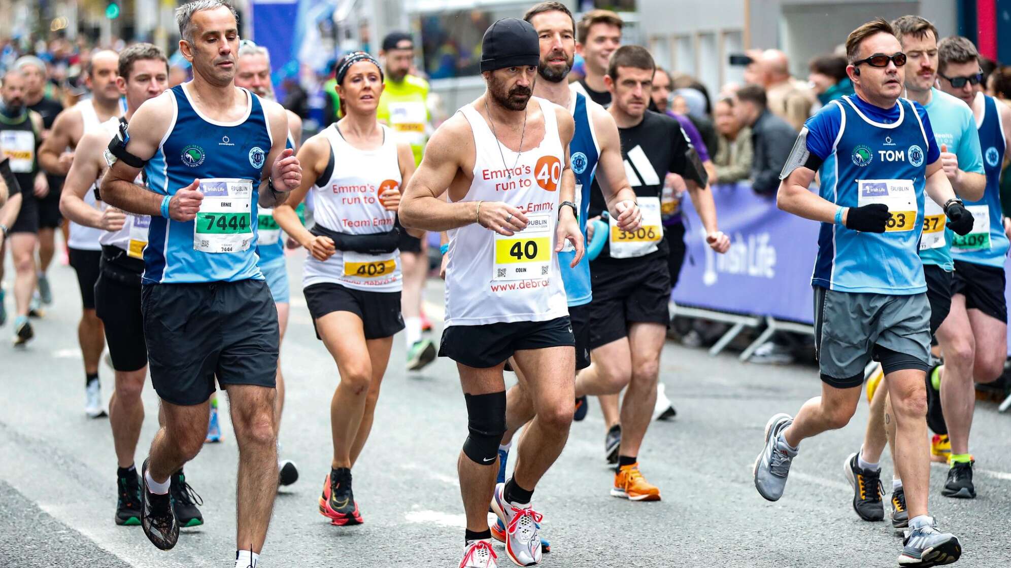 Colin Farrell  läuft Marathon in Dublin