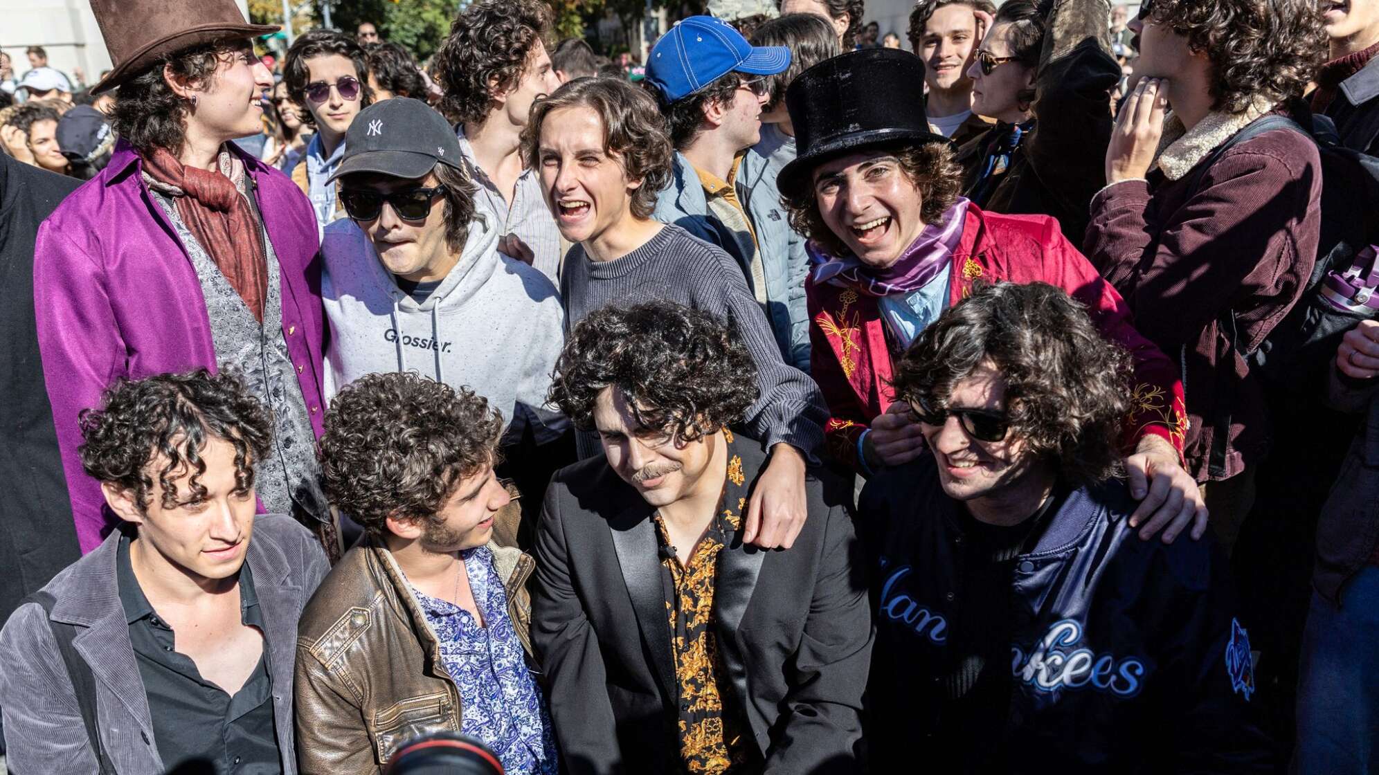 Timothee Chalamet-Lookalike-Wettbewerb in New York