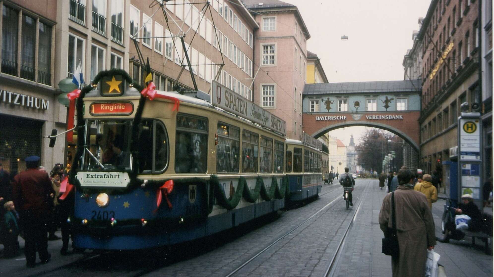 Münchner Christkindl-Trambahn