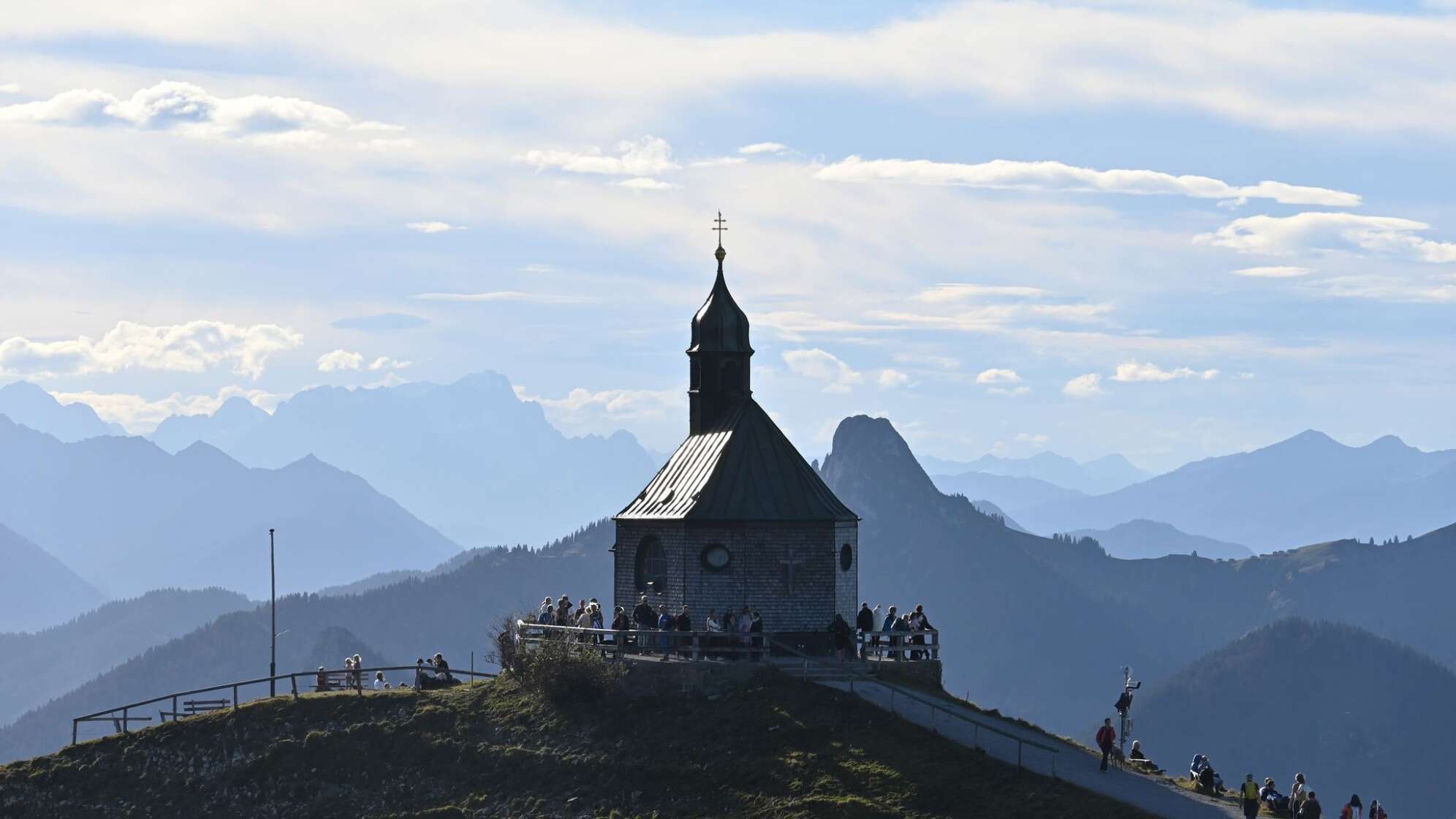 Sonne in den Bergen