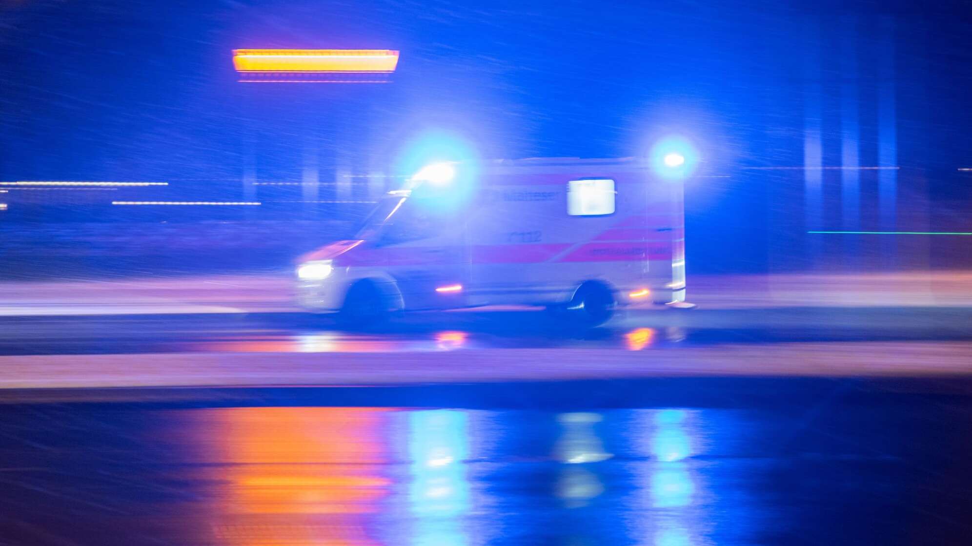 Krankenwagen im Einsatz