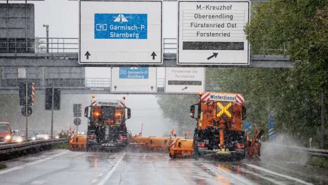 Winter hält kurzes Intermezzo in Teilen Bayerns