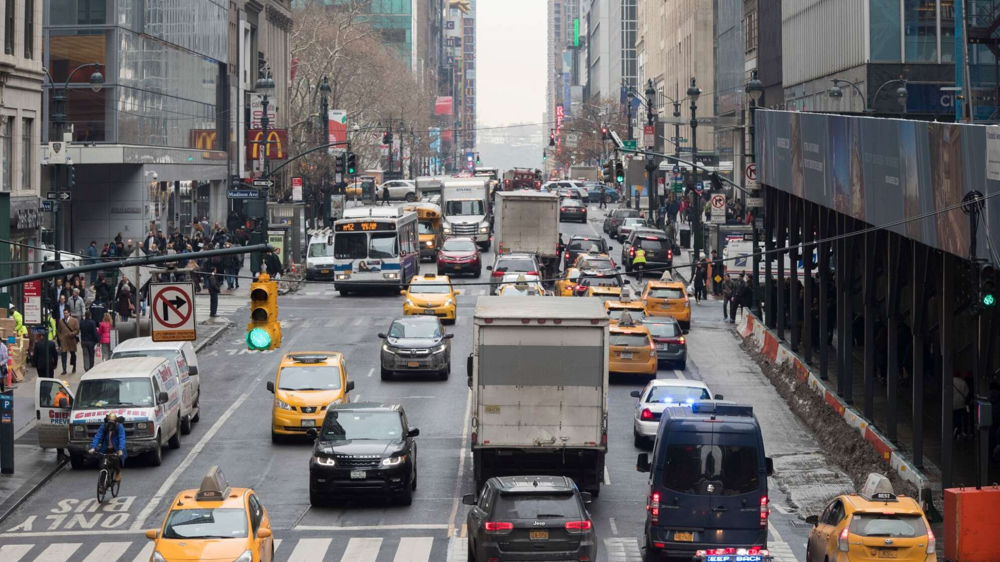 New Yorker Taxi-Gesetze sorgen für sauberere Luft