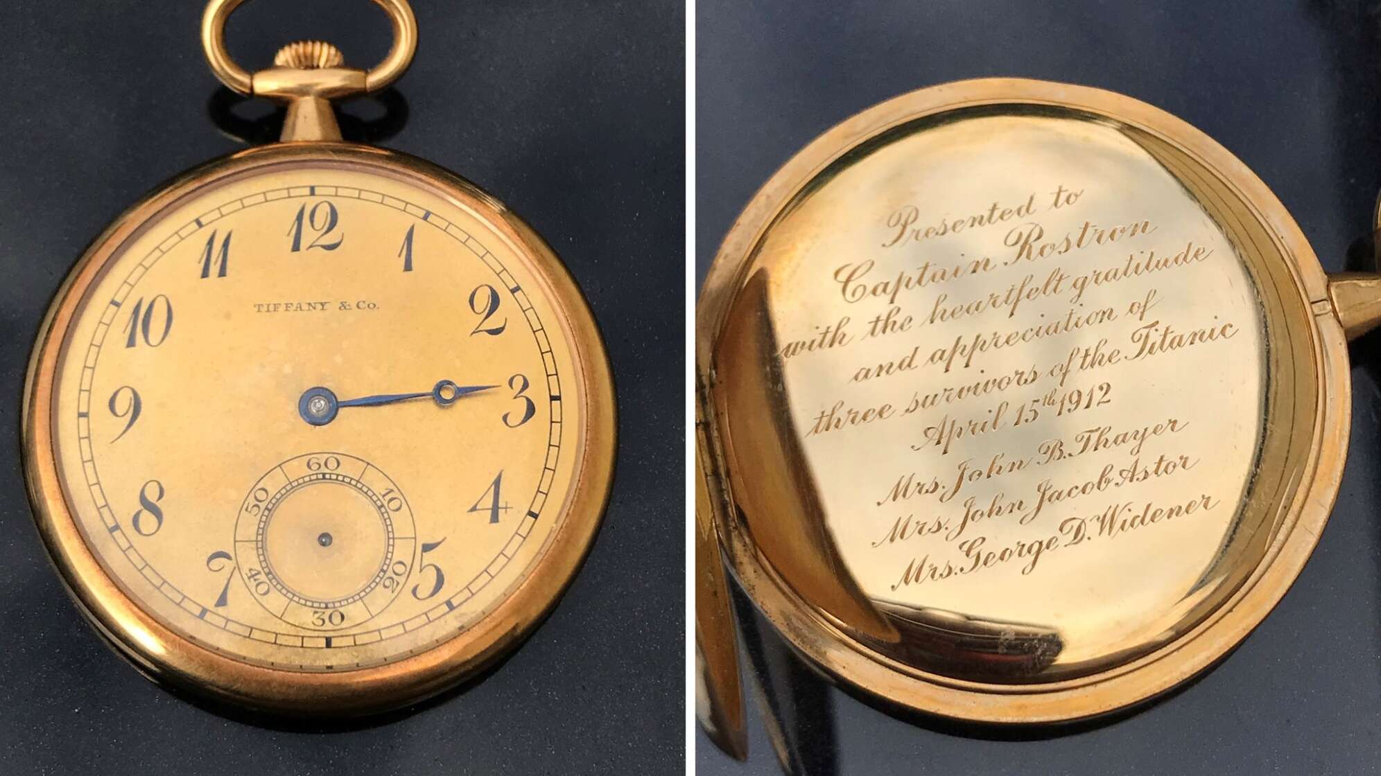 Goldene Uhr von der «Titanic» für Rekordpreis versteigert