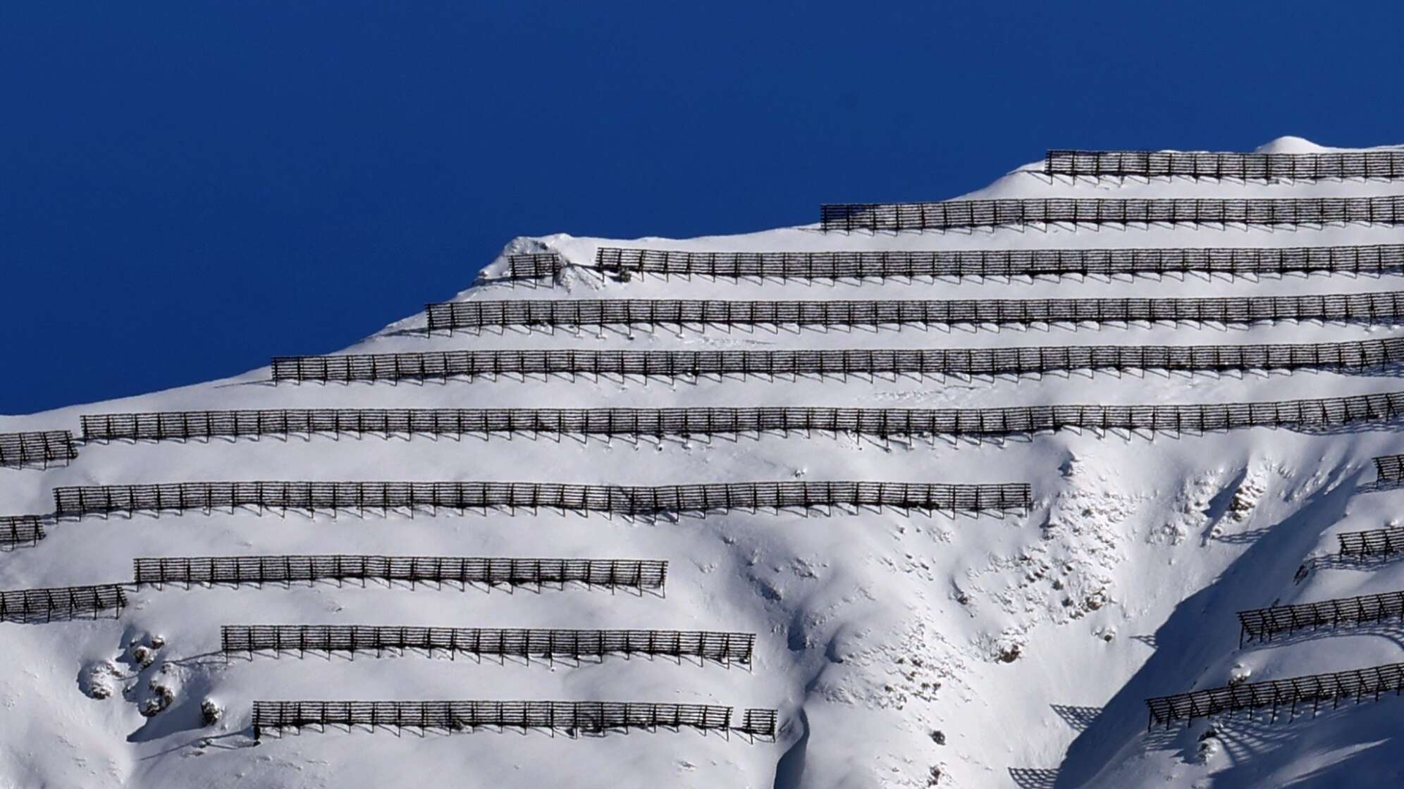 Neuschnee in den Alpen