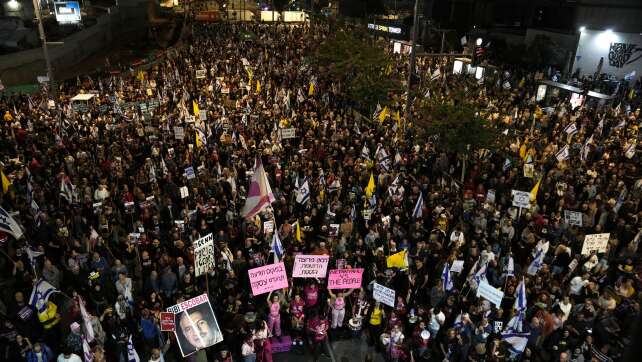 Wieder Proteste für Geisel-Abkommen in Israel