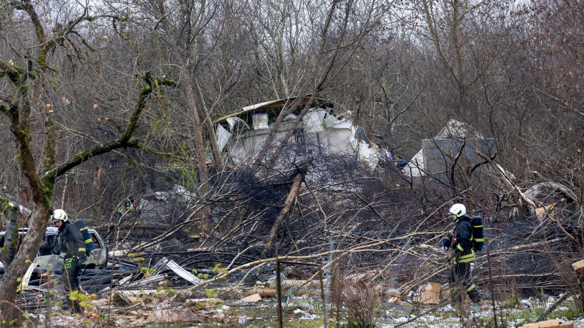 Frachtflugzeug aus Leipzig stürzt auf Wohngebäude in Litauen