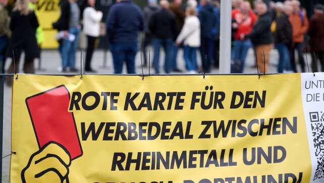 BVB-Aktionäre lehnen Gegenantrag zu Rheinmetall ab