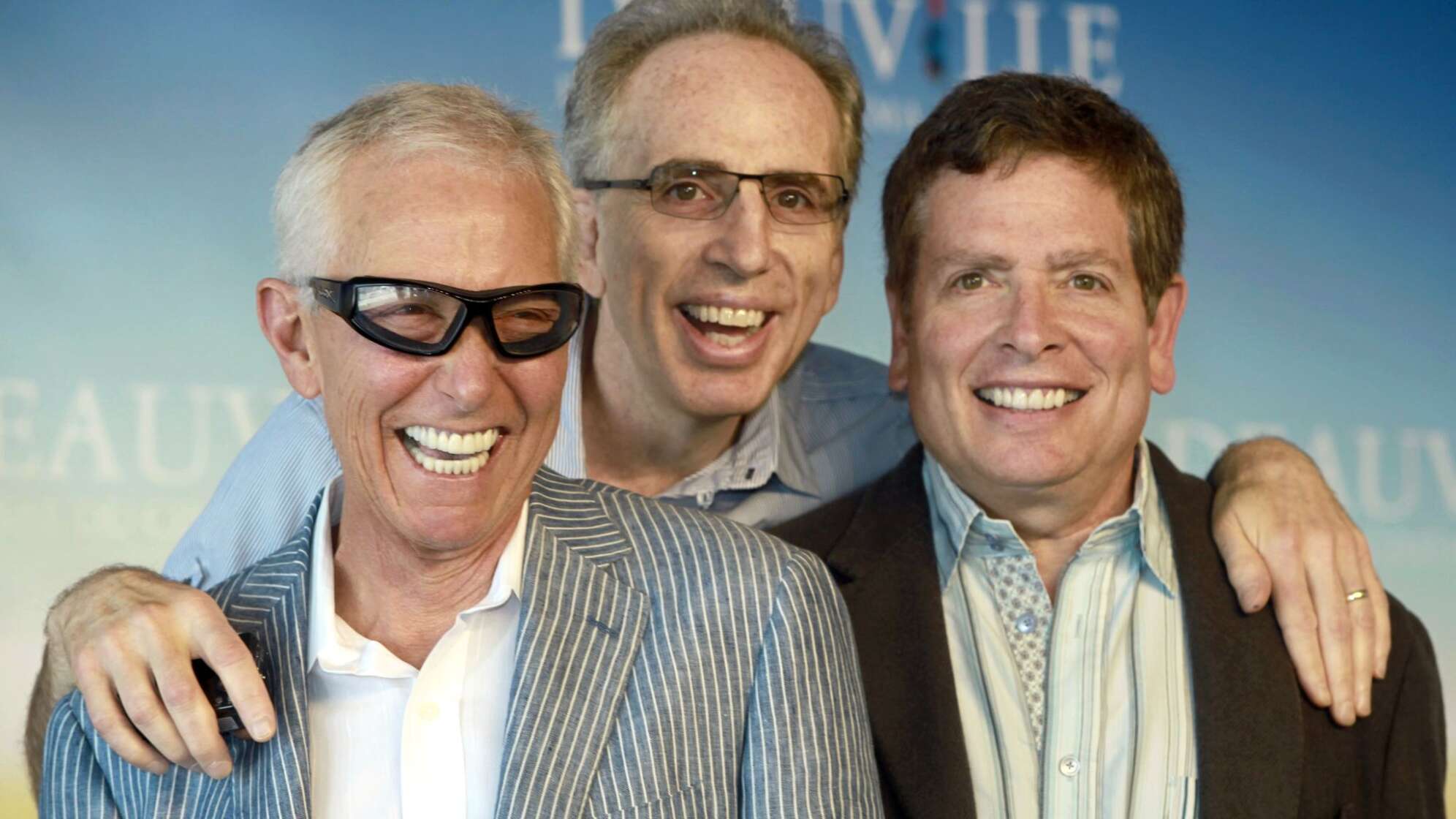 Jim Abrahams (l-r), Jerry Zucker und David Zucker