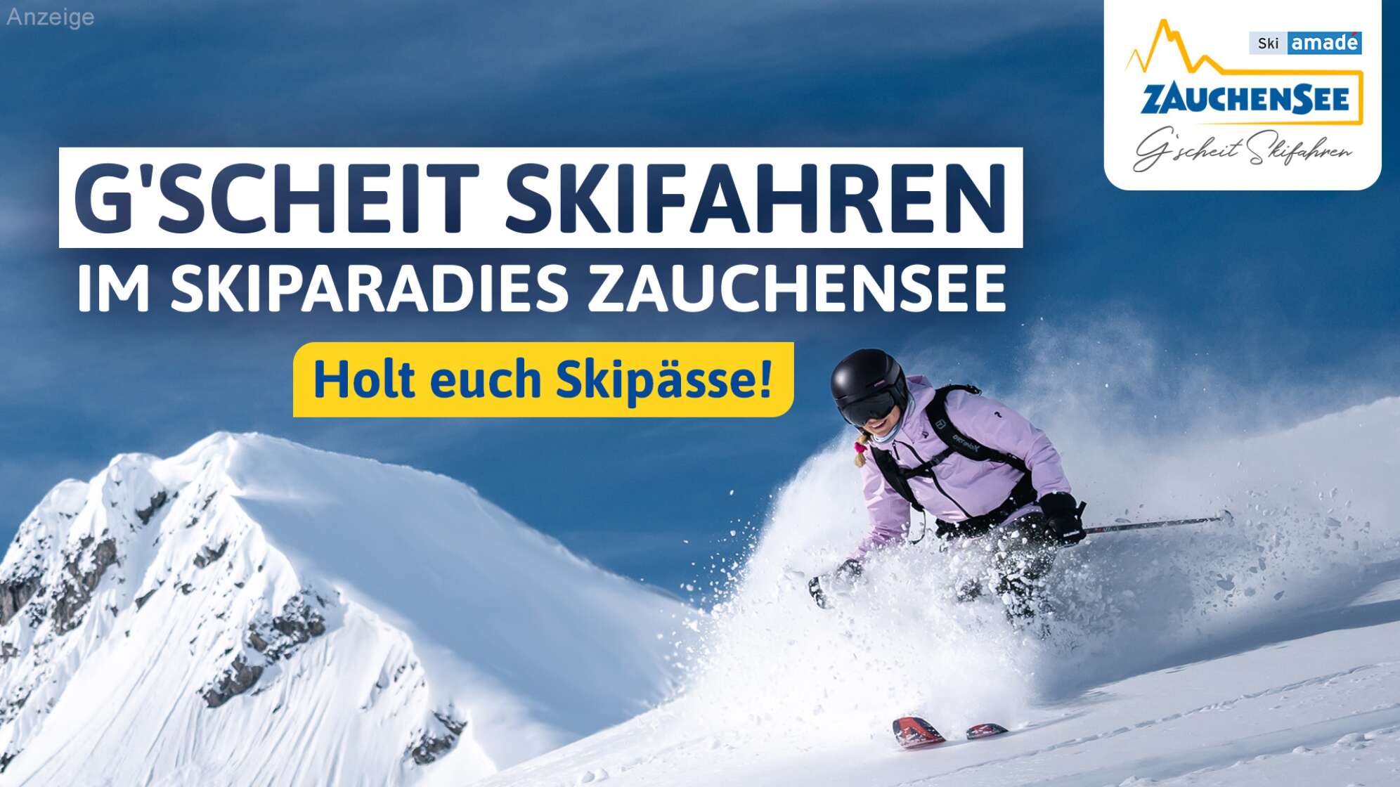 G'scheit Skifahren im Skiparadies Zauchensee